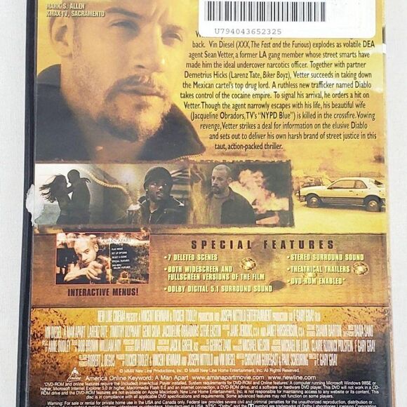 A Man Apart (2003 Film) Action/Thriller [DVD] - Picture 3 of 3